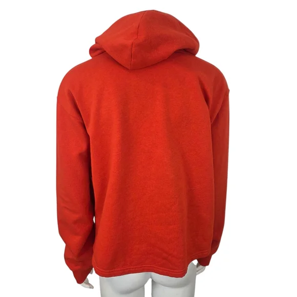 The North Face Hi Lo Hoodie Pullover Sweatshirt Womens XL Red Cropped - Picture 5 of 10